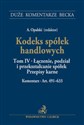 Kodeks spółek handlowych Tom IV Łączenie, podział i przekształcanie spółek. Przepisy karne. Komentarz