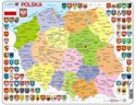 Układanka Mapa Polska polityczna 70 elementów  - 