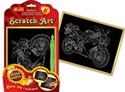 Scratch Art Motocykl 