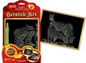 Scratch Art Zebra 