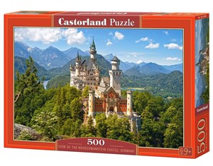 Puzzle 500el.:View of the Neuschwanstein Castle, Germany/B-53544 B-53544