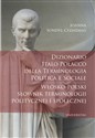 Dizionario italo-polacco della terminologia politica e sociale. Włosko-polski słownik terminologii p