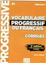 Vocabulaire progressif du Francais niveau debutant A1 klucz 3ed