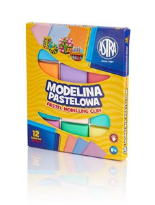 Modelina pastelowa 12 kolorów