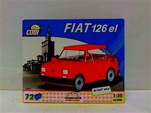 Cars Mały Fiat 126P 1994 - 1999 72 klocki