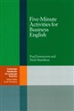 Five-Minute Activities for Business English - Paul Emmerson, Nick Hamilton