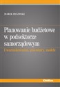 Planowanie budżetowe w podsektorze samorządowym Uwarunkowania, procedury, modele