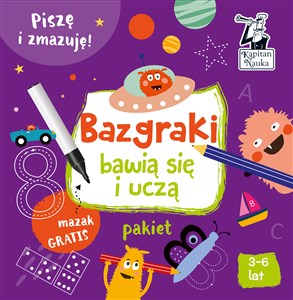 Bazgraki bawią się i uczą 3-6 lat PAKIET