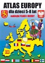 Atlas Europy dla dzieci 5-8 lat Naklejki, flagi i herby