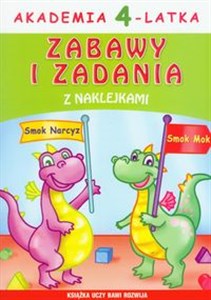 Akademia 4-latka Zabawy i zadania z naklejkami