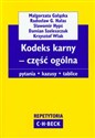 Kodeks karny część ogólna Pytania kazusy tablice