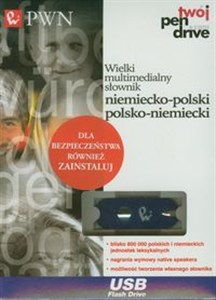 PenDrive Wielki multimedialny słownik niemiecko-polski polsko-niemiecki 