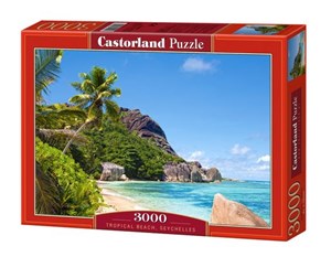 Puzzle Tropical Beach, Seychelles 3000 