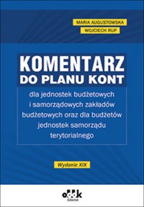 Komentarz do planu kont dla jednostek budżetowych