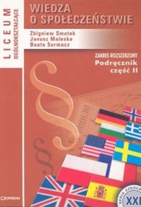 Wiedza o społeczeństwie Podręcznik Część 2 Liceum ogólnokształcące Zakres rozszerzony