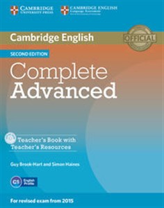 Complete Advanced Teacher's Book + CD