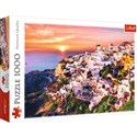 Puzzle 1000 Zachód słońca nad Santorini - 