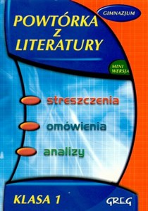 Powtórka z literatury 1 Gimnazjum