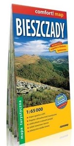 Bieszczady laminowana mapa turystyczna 1:65 000 comfort! map