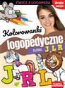 Kolorowanki logopedyczne Głoski J L R z naklejkami - Magdalena Małecka, Agnieszka Wiatrowska