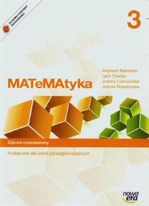 Matematyka 3 Podręcznik Zakres rozszerzony Szkoła ponadgimnazjalna