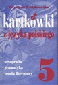 Kartkówki z języka polskiego kl 5 - Krystyna Wodzianowska