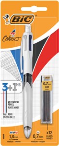 Długopis BIC 4 Colours z ołówkiem + grafit - Księgarnia UK