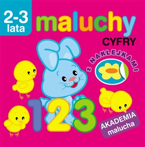 Maluchy. Cyfry z naklejkami. Akademia malucha 2-3 lata  - Księgarnia Niemcy (DE)