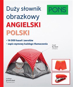 Duży słownik obrazkowy Angielski Polski Pons