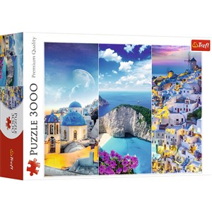 Puzzle 3000 Greckie wakacje 33073 - Księgarnia UK