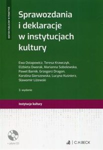 Sprawozdania i deklaracje w instytucjach kultury + CD - Księgarnia Niemcy (DE)
