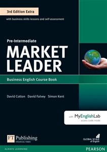 Market Leader 3rd Edition Extra Pre-Intermediate Course Book with MyEnglishLab + DVD