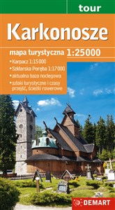 Karkonosze mapa turystyczna 1:25 000