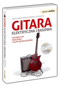 Gitara elektryczna i basowa Techniki gry, ćwiczenia i filmu instruktażowe - Księgarnia UK