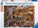 Puzzle Afrykańskie zwierzęta 3000 - 