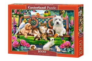 Puzzle 1000 Pets in the Park - Księgarnia UK