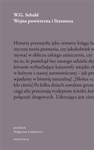 Wojna powietrzna i literatura - Księgarnia UK