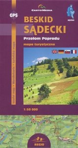 Beskid Sądecki Przełom Popradu Mapa turystyczna 1: 50 000 - Księgarnia Niemcy (DE)