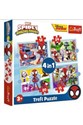 Puzzle 4w1 Ekipa Spidey"a - 