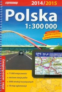 Polska atlas samochodowy 1:300 000 - Księgarnia Niemcy (DE)
