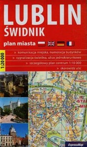 Lublin Świdnik plan miasta 1:20 000