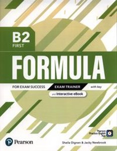 Formula B2 First Exam Trainer with key and Interactive eBook - Księgarnia UK