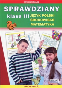 Sprawdziany 3 Język polski Środowisko Matematyka - Księgarnia UK