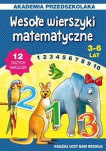 Wesołe wierszyki matematyczne 3-6 lat - Księgarnia UK