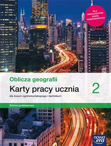 Oblicza geografii 2 Karty pracy Zakres podstawowy Liceum Technikum Szkoła ponadpodstawowa - Księgarnia Niemcy (DE)