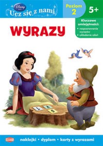 Disney Ucz się z nami Wyrazy Poziom 2 UDB-5 Księżniczka. 5+