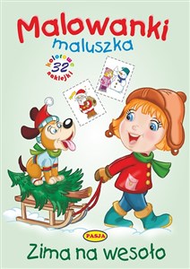 Malowanki maluszka Zima na wesoło