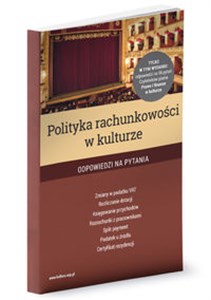 Polityka rachunkowości w kulturze