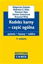 Kodeks karny - część ogólna Pytania Kazusy Tablice