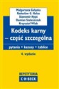 Kodeks karny część szczególna Pytania Kazusy Tablice